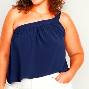 One shoulder summer top